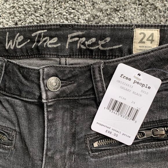 NWT FP Jet low skinny jeans. Size 24 - Picture 6 of 6